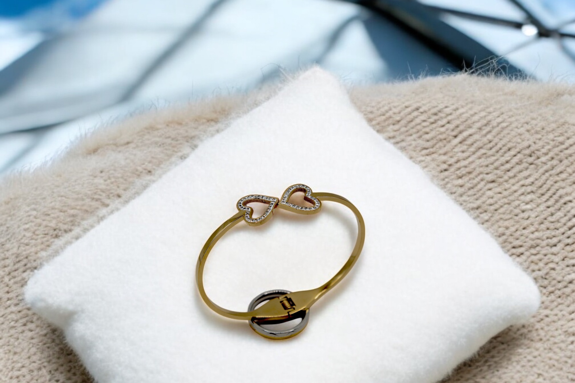 TWO HEARTED BRACELET - Image 2