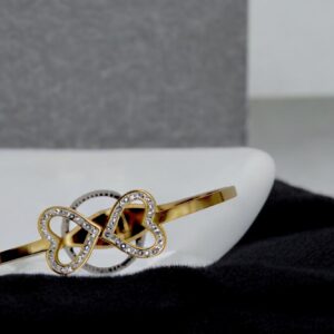 TWO HEARTED BRACELET