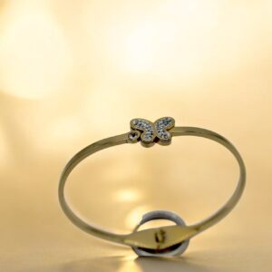 STONE EMBEDDED BUTTERFLY BRACELET