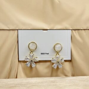 DROP FLOWER EARRINGS