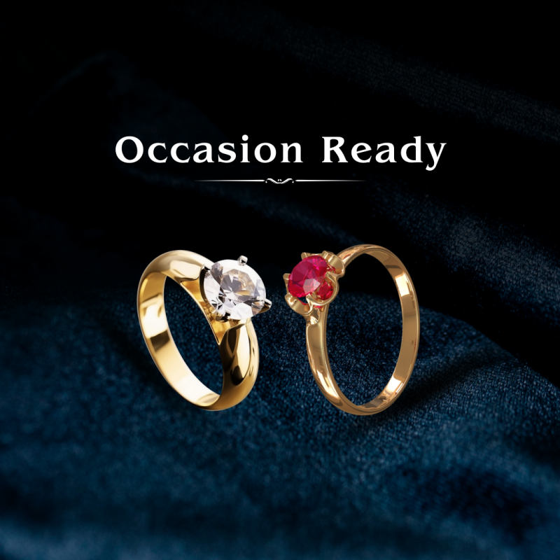 Blue and Black Jewellery Instagram Post